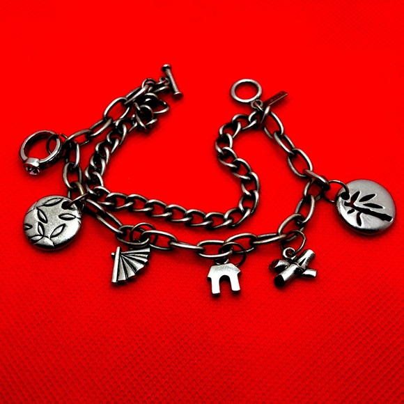 Double Stranded Charm Bracelet- The Work Connection - Picture 1 of 7